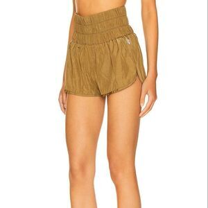 Free People Movement Way Home Shorts Women's Army Orange Sport Gym XS